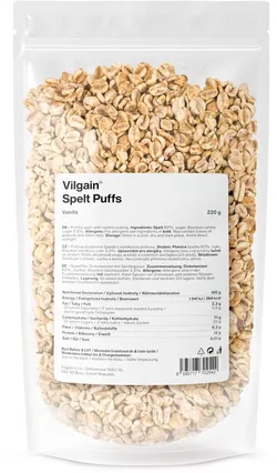 Vilgain Spelt Puffs vanilka 220 g