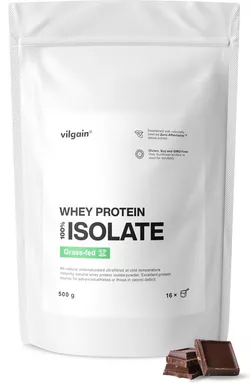 Vilgain Grass-Fed Whey Protein Isolate čokoláda 500 g