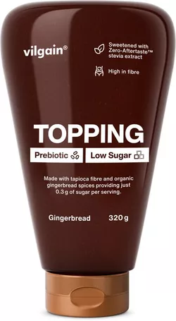 Vilgain Prebiotic Topping Low Sugar – perníček 320 g