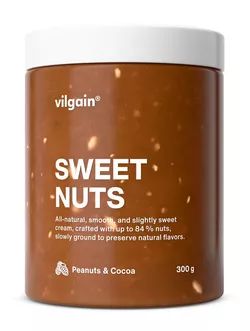 Vilgain Sweet Nuts Arašídy s kakaem 300 g