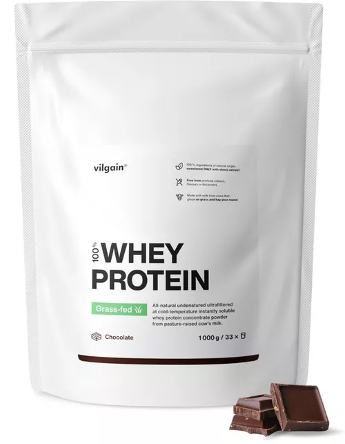 Vilgain Grass-Fed Whey Protein čokoláda 1000 g