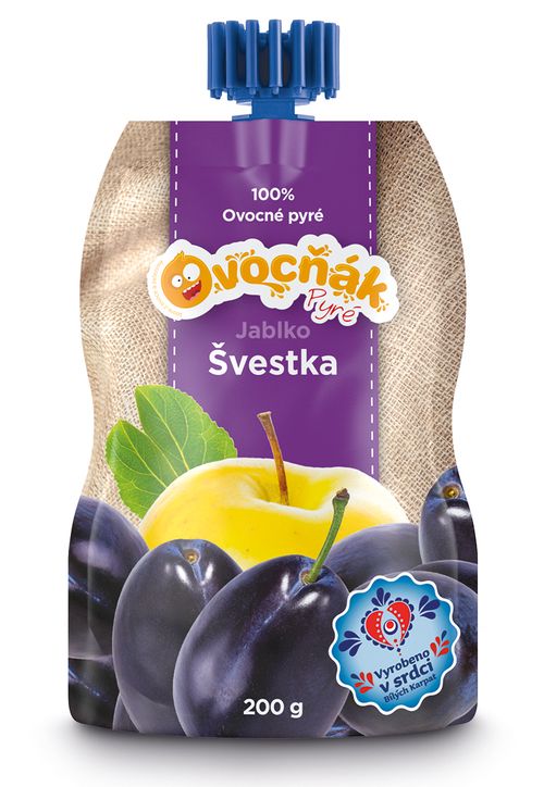 Ovocňák s.r.o. OVOCŇÁK pyré Jablko-Švestka 200g