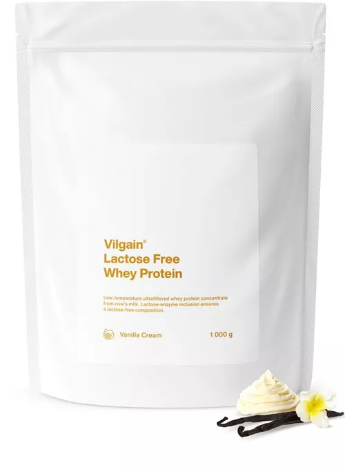 Vilgain Lactose Free Whey Protein Vanilkový krém 1000 g