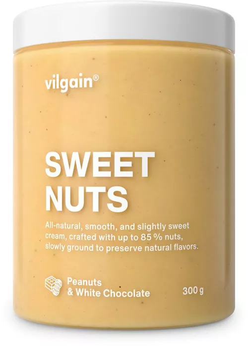 Vilgain Sweet Nuts Arašídy s bílou čokoládou 300 g