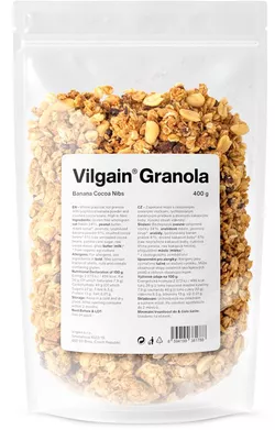 Vilgain Granola banán a kakaové nibsy 400 g