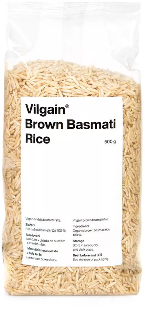 Vilgain Basmati rýže hnědá BIO 500 g