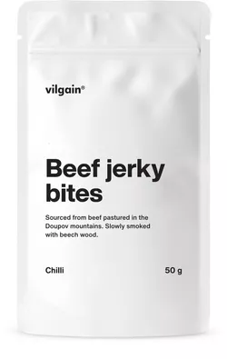 Vilgain Hovězí jerky bites chilli 50 g