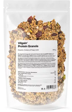 Vilgain Protein Granola pistácie, brusinky a mák