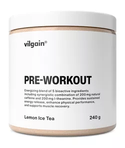 Vilgain Pre-Workout citronový ledový čaj 240 g